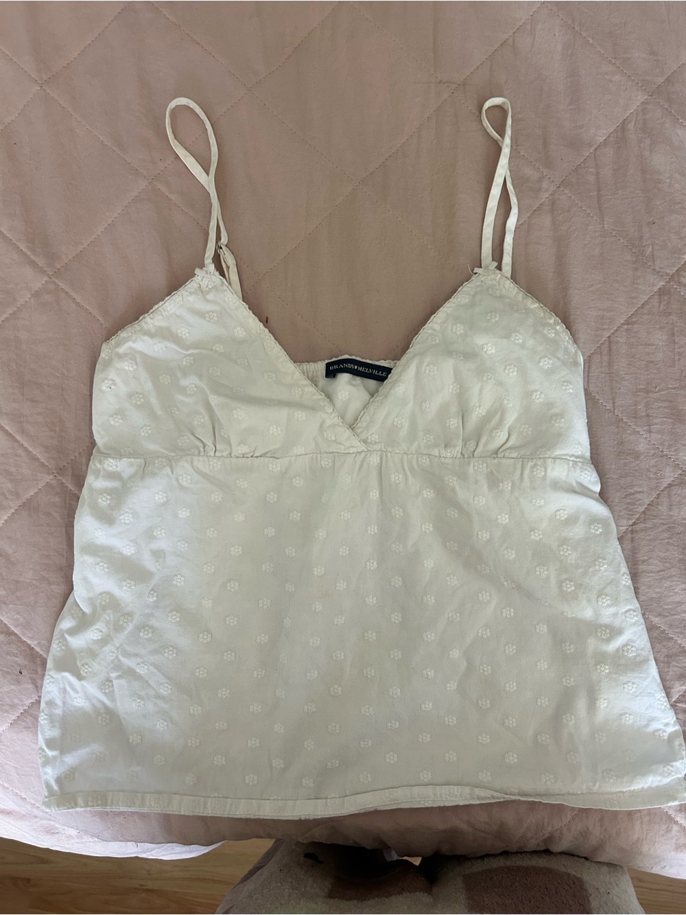 White Camisole Tank Top